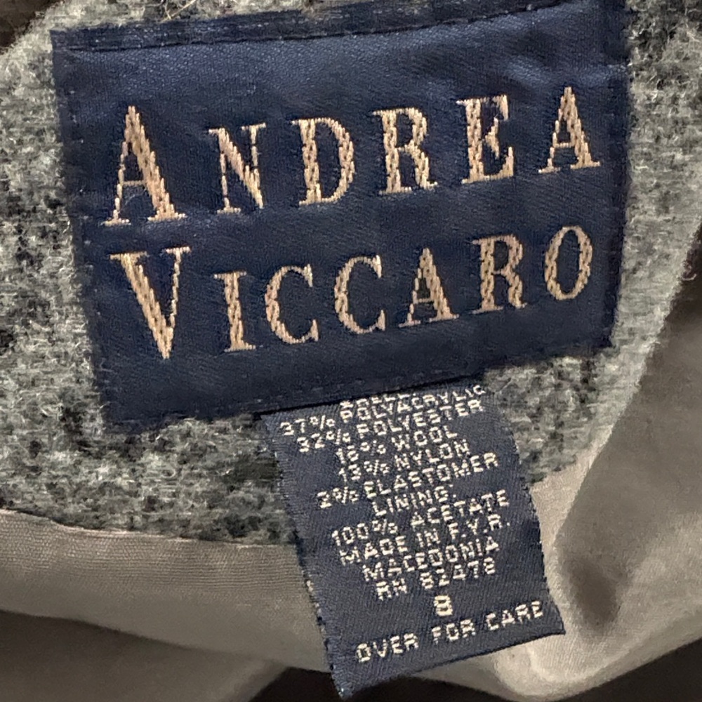 Andrea Viccaro Gray Jacket Small - Picture 6 of 6